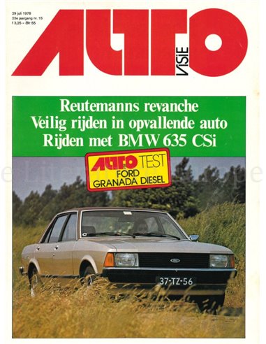 1978 AUTOVISIE MAGAZIN 15 NIEDERLÄNDISCH