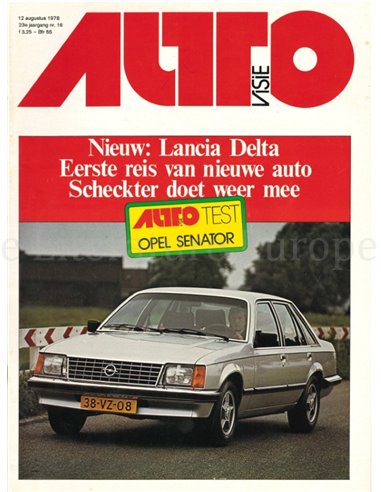 1978 AUTOVISIE MAGAZIN 16 NIEDERLÄNDISCH