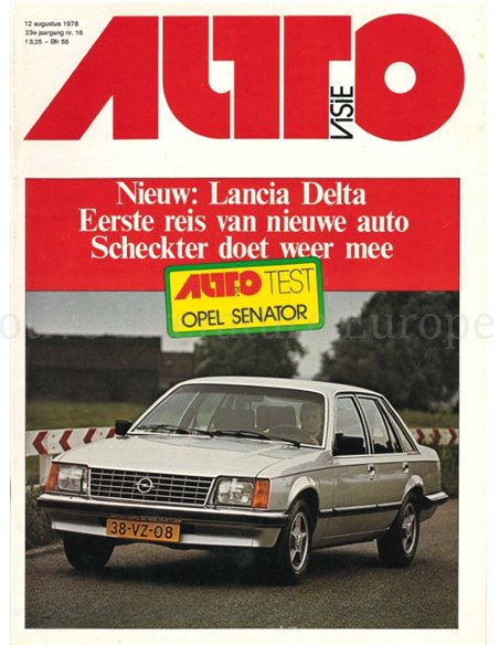 1978 AUTOVISIE MAGAZIN 16 NIEDERLÄNDISCH