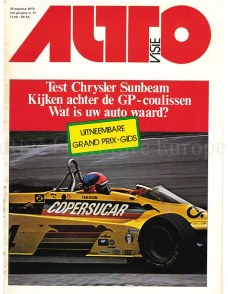 1978 AUTOVISIE MAGAZINE 17 NEDERLANDS
