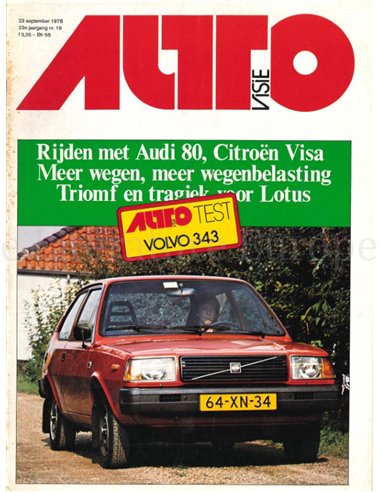 1978 AUTOVISIE MAGAZINE 19 DUTCH