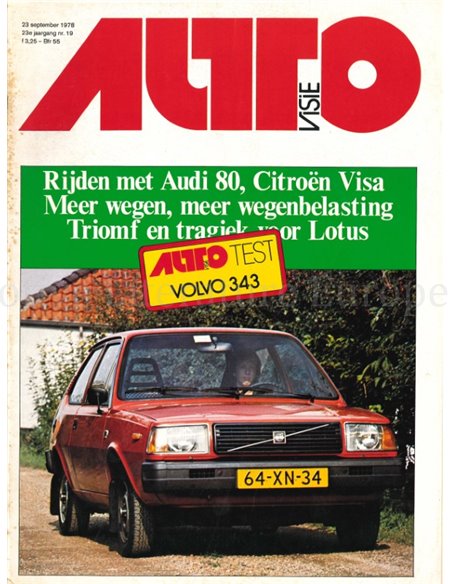 1978 AUTOVISIE MAGAZINE 19 DUTCH