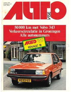 1978 AUTOVISIE MAGAZINE 20 DUTCH