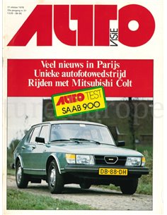 1978 AUTOVISIE MAGAZIN 21 NIEDERLÄNDISCH
