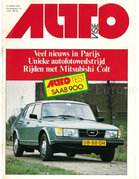 1978 AUTOVISIE MAGAZINE 21 DUTCH