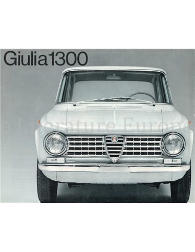 1964 ALFA ROMEO GIULIA 1300 BROCHURE ITALIAN