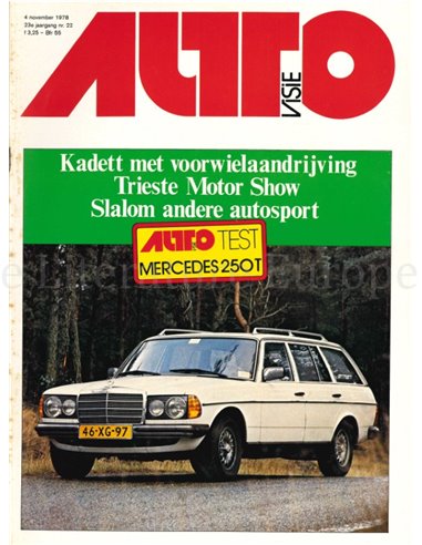 1978 AUTOVISIE MAGAZIN 22 NIEDERLÄNDISCH