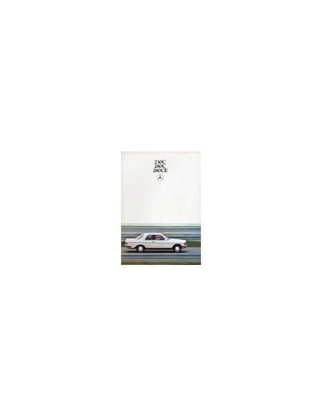 1977 MERCEDES BENZ E KLASSE COUPE BROCHURE NEDERLANDS