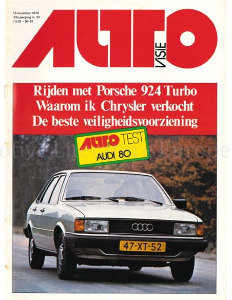 1978 AUTOVISIE MAGAZINE 23 DUTCH