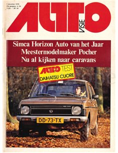 1978 AUTOVISIE MAGAZINE 24 DUTCH