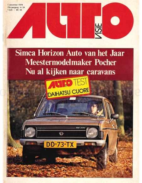 1978 AUTOVISIE MAGAZIN 24 NIEDERLÄNDISCH