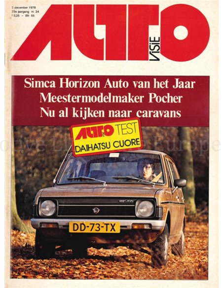 1978 AUTOVISIE MAGAZINE 24 NEDERLANDS