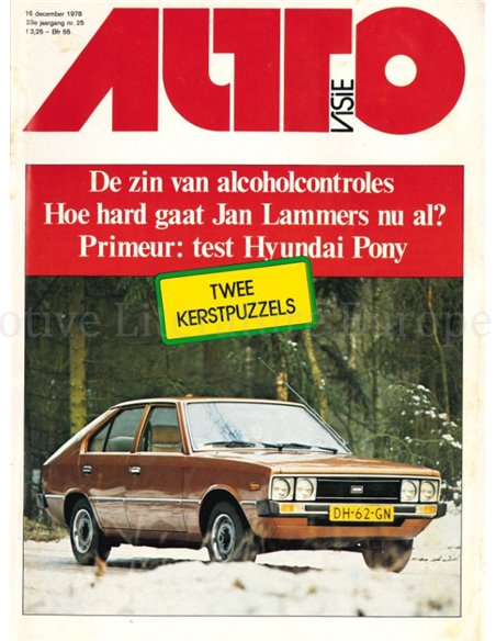 1978 AUTOVISIE MAGAZINE 25 NEDERLANDS