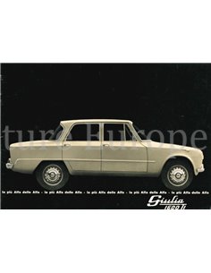 1963 ALFA ROMEO GIULIA 1600 TI BROCHURE DUITS
