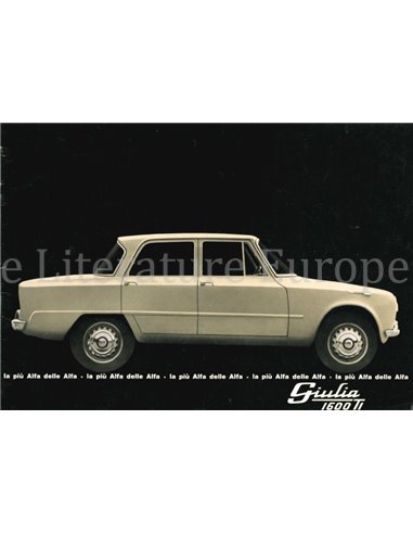 1963 ALFA ROMEO GIULIA 1600 TI PROSPEKT DEUTSCH