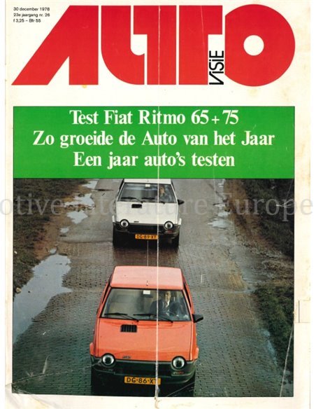 1978 AUTOVISIE MAGAZINE 26 NEDERLANDS