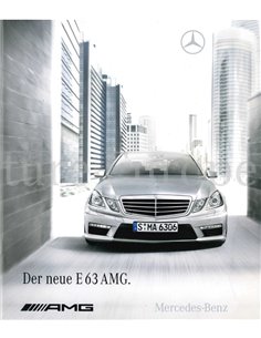 2009 MERCEDES BENZ E63 AMG BROCHURE DUITS