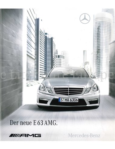 2009 MERCEDES BENZ E63 AMG PROSPEKT DEUTSCH