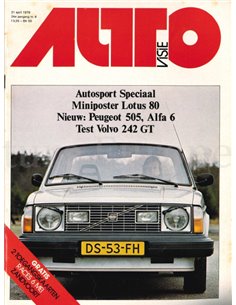 1979 AUTOVISIE MAGAZINE 08 NEDERLANDS