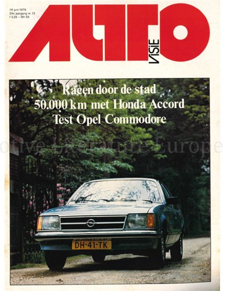 1979 AUTOVISIE MAGAZIN 12 NIEDERLÄNDISCH