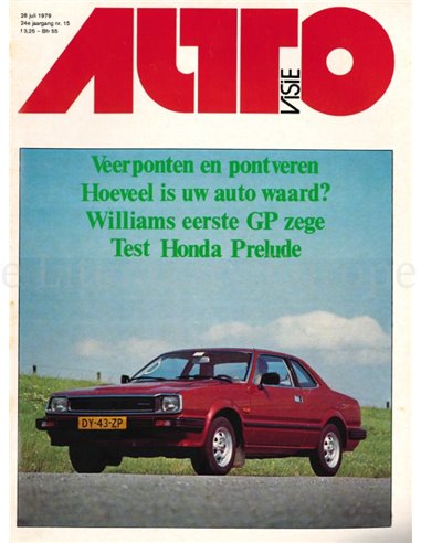 1979 AUTOVISIE MAGAZINE 15 NEDERLANDS