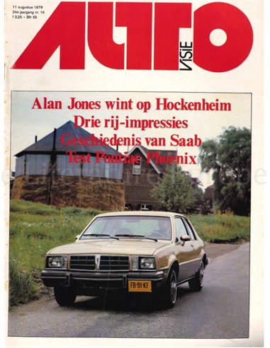1979 AUTOVISIE MAGAZIN 16 NIEDERLÄNDISCH