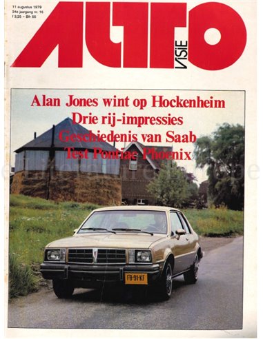 1979 AUTOVISIE MAGAZINE 16 NEDERLANDS