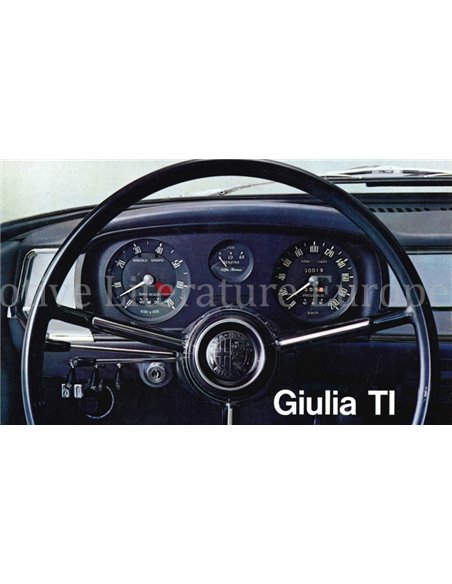 1969 ALFA ROMEO GIULIA TI PROSPEKT ITALIENSICH