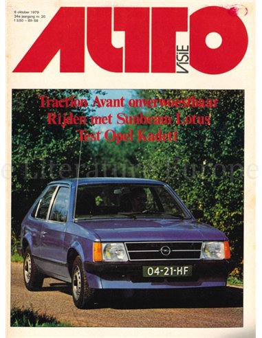 1979 AUTOVISIE MAGAZINE 20 DUTCH