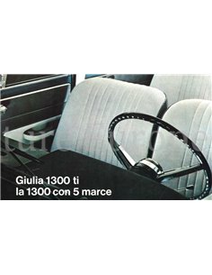 1967 ALFA ROMEO GIULIA 1300 TI BROCHURE ITALIAN