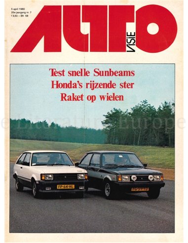 1980 AUTOVISIE MAGAZINE 07 NEDERLANDS