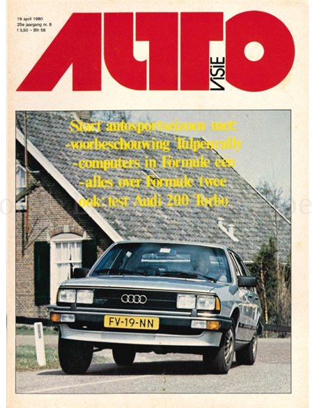 1980 AUTOVISIE MAGAZINE 08 NEDERLANDS