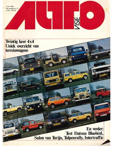 1980 AUTOVISIE MAGAZIN 09 NIEDERLÄNDISCH