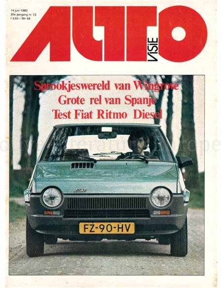 1980 AUTOVISIE MAGAZINE 12 NEDERLANDS