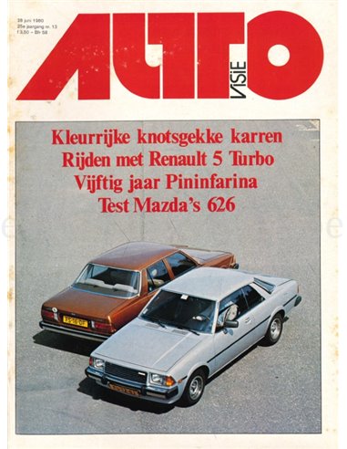 1980 AUTOVISIE MAGAZIN 13 NIEDERLÄNDISCH