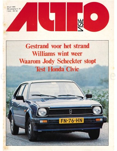 1980 AUTOVISIE MAGAZINE 15 NEDERLANDS