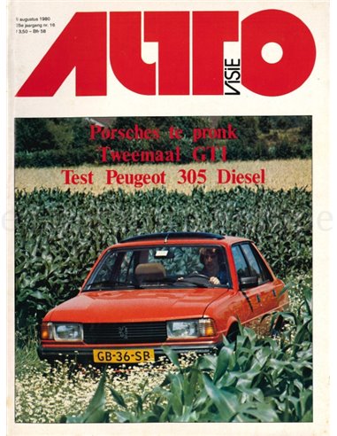 1980 AUTOVISIE MAGAZIN 16 NIEDERLÄNDISCH