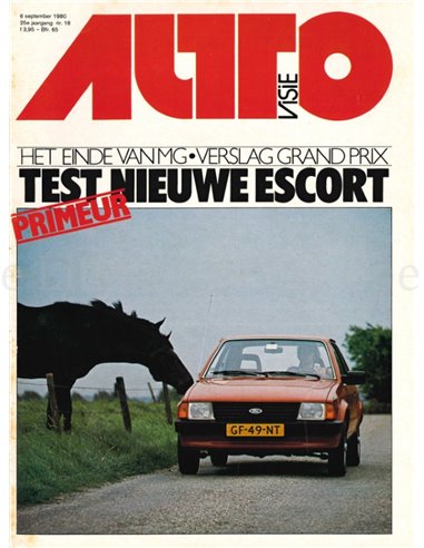 1980 AUTOVISIE MAGAZINE 18 NEDERLANDS