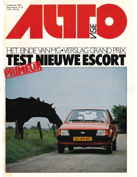 1980 AUTOVISIE MAGAZIN 18 NIEDERLÄNDISCH