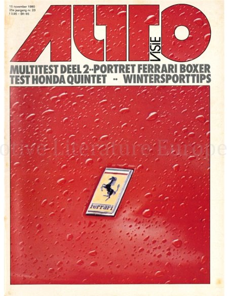 1980 AUTOVISIE MAGAZIN 22 NIEDERLÄNDISCH