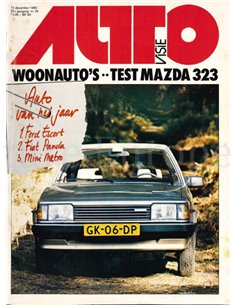 1980 AUTOVISIE MAGAZIN 25 NIEDERLÄNDISCH