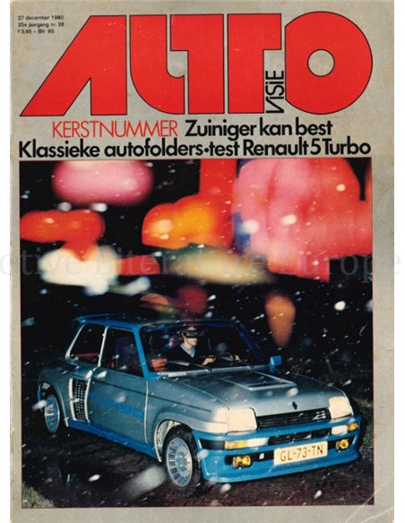 1980 AUTOVISIE MAGAZIN 25 NIEDERLÄNDISCH