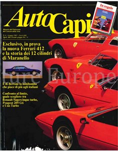 1985 AUTOCAPITAL MAGAZINE 6 ITALIENISCH