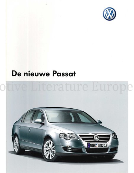 2005 VOLKSWAGEN PASSAT BROCHURE DUTCH