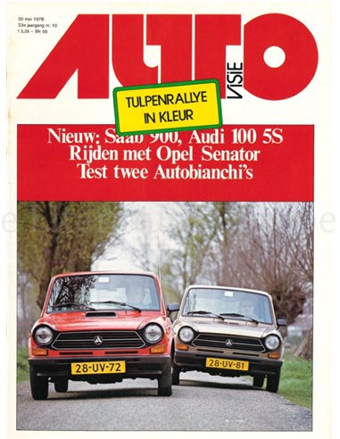1978 AUTOVISIE MAGAZINE 10 DUTCH