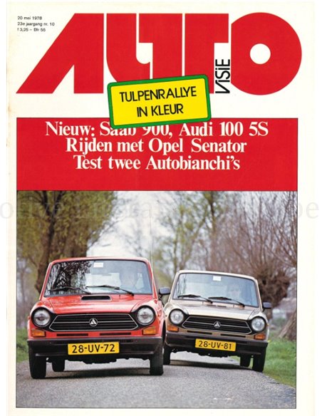 1978 AUTOVISIE MAGAZIN 10 NIEDERLÄNDISCH