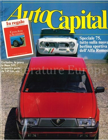 1985 AUTOCAPITAL MAGAZINE 05 ITALIAN