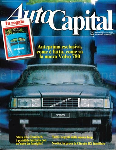 1985 AUTOCAPITAL MAGAZINE 08 ITALIAN