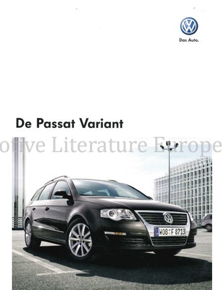 2008 VOLKSWAGEN PASSAT PROSPEKT NEIDERLÄNDISCH