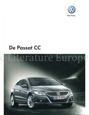 2008 VOLKSWAGEN PASSAT CC PROSPEKT NEIDERLÄNDISCH
